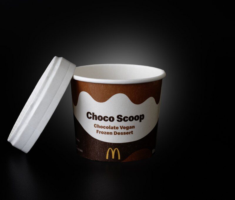 100ml Paper Cups for serving small portions of desserts, sauces, or drinks in eco-friendly packaging